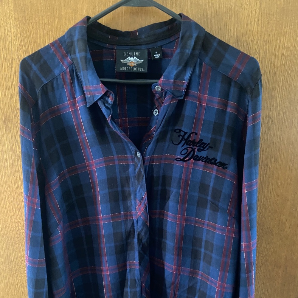 Harley Davidson Button Up Shirt XL